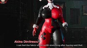 Lady Dimitrescu And Harleyquin Tied Up For Insane Action!