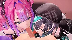 Kiki Rara Vivi and Rindo Chisoku team up in this 3D animation.