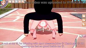 i remember asuna yuuki and kirito sharing this intense moment outdoors in sword art online hentai koikatsu game manga