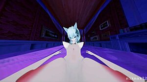 Koikatsu Nahida meets futa Lumine in steamy 3D hentai action