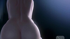 Sit on my cock while we watch TV in this hentai gameplay with creampie