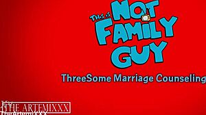 Family Guy Parody Threesome with Andie Anderson & Sadie Andrews