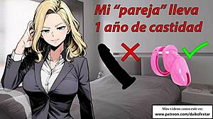 Why does my boyfriend stay caged for years using toys?