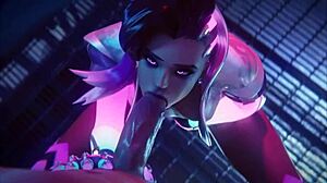 Compilation Overwatch featuring intense 3D anal action in every wild scene for fans