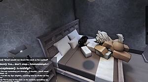 Roblox femboy pup is so cute while getting bred in this animation