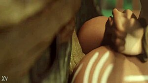 Sheva Alomar stars in steamy Resident Evil 5 hentai action.