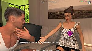Lisa investigates wild public fun with slutty wife!