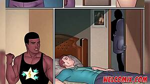 conversational-emoji omg! wife cheats with big black guy in bed