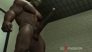 Sexy Blonde Cuffed for Big Black Cock Domination
