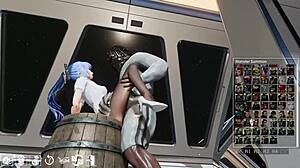 Swordxhime Battles Enemy 83 Fiercely! Intense 3D Game Hentai Monster Action Unfolds