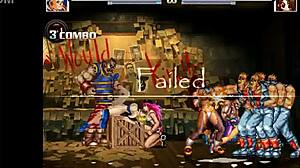 suggestive hentai mugen fighter gangbang in wild level 1