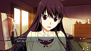 Grisaia No Kajitsu Yumiko Sakaki Gets Pussy Licked and Fucked in Game