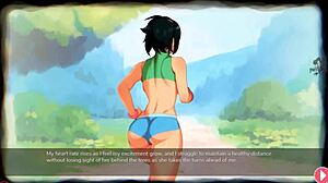 Watch The Brunette Succubus Masturbate To Orgasm In This Femdom Demon Game, Voyeur Anime Hentai Part Four!