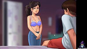 Mia Takes First Big Dick in Summertime Saga - Wow!