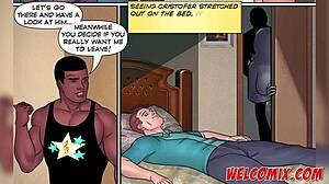 conversational-emoji omg! wife cheats with big black guy in bed