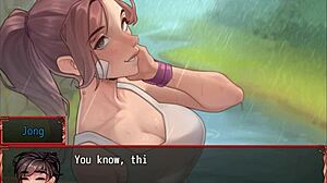 harem in another world hentai game ep 35, rainy cute date, wanna risk cuckold?