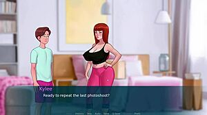 Sexnote Part 11 - Chubby Sissy Step Sisters Give Blowjob In Big Tits Mommy Parody Game