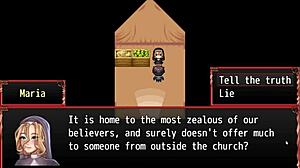 harem in another world hentai game ep 35, rainy cute date, wanna risk cuckold?