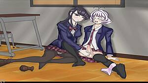 Yo, check Komi's wild blowjob animation!