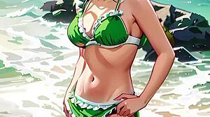 Waifu steps into her maid role with intense HENTAI flair in this unfolding tale