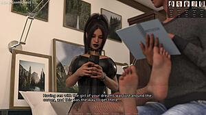 Big Titted Goth Slut In Fishnets And Chains Gets Her Sexy Feet Licked And Fucked Hard In Blacked House 08 3D Game.