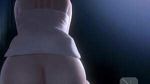 Sit on my cock while we watch TV in this hentai gameplay with creampie