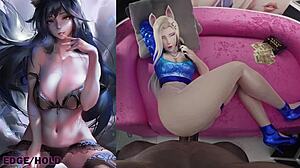 Ever tried waifu Ahri with blacked JOI in hentai style?