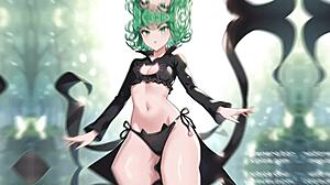 uhh, tatsumaki one punch man hentai is wildd!