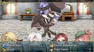 Cum Covers Small Tits in Fetish Game with Cute Girl Hentai Scene