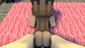 POV - Sweet Christmas Evening Turns Unforgettable with Ex-Girlfriend in Minecraft Animation