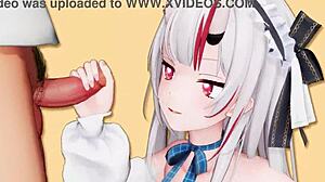 グッバイ宣言 百鬼あやめ Dancing in Suggestive Anime Style