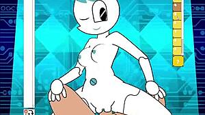 jenny teen robot ppppu animation in simple fun style
