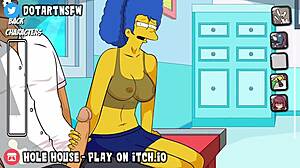 Marge Simpsons Milf in Multiple Positions with Creampie Compilation