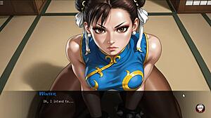 Hey, watch Chun-Li in intense porn training legend episode 3!