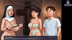 yo, this hottest bdsm scene in summertime saga is wild!