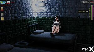 Fashionbusiness masturbates solo in hentai game episode 1 99