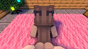 POV - Sweet Christmas Evening Turns Unforgettable with Ex-Girlfriend in Minecraft Animation
