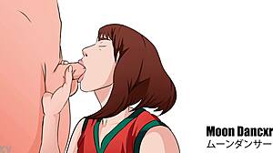 Uraraka Sucking That Dick in ASMR Style