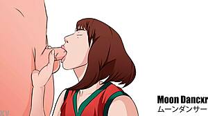 Uraraka Sucking That Dick in ASMR Style