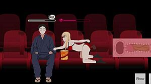 H Game My Dress-Up Darling Cinema Blowjob Parte 2