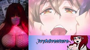 look at this chubby girl with big tits watching hentai - oide yo mizuryuu-kei land ep1