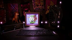 fap nights at frennis night club with golden masturbation scene in hentai game