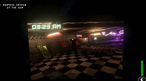fap nights at frennis night club with golden masturbation scene in hentai game