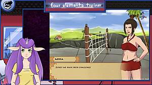 Avatar trainer part 31: 'Want a beach blowjob with big tits?'