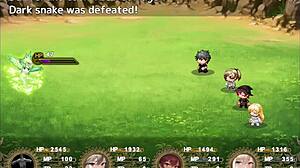 defending the city with my whores' friends, this big-breasted adventurer leads a cuckold harem rpg against enemies in part 7.