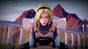 Laughing at this old 3d hentai cartoon compilation