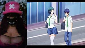 Chubby Hot Wife Jerks BBC Dildo with Big Tits