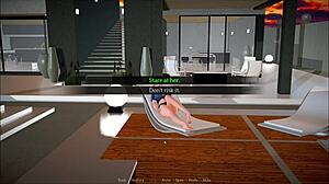 Step aunt offers tit fuck in 3D family scene