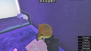 King Doggy God of All Doges Pounds Bunny Girl Neko Goth Mommy with Big Cock in Furry Anal Doggystyle Fucking