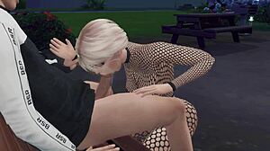 Exclamatory-Provocative Hot damn! Young 18+ couple experiments with big ass sex in park!